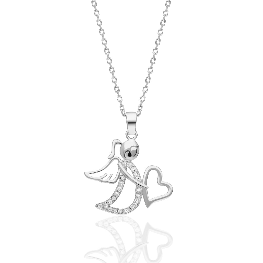 Angel Smile Necklace - 925 Silver