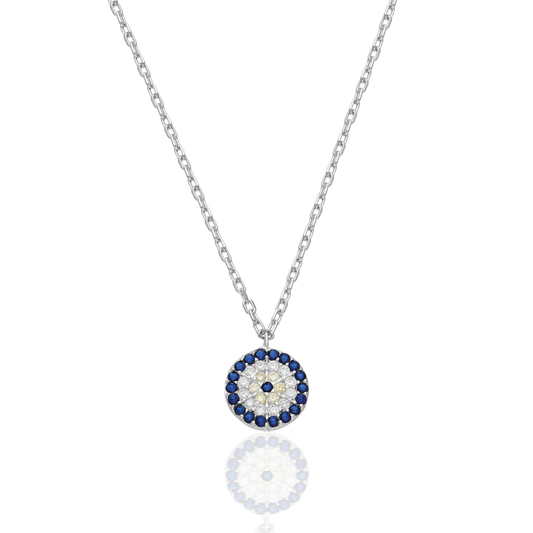 Evil Eye Model Necklace - 925 SILVER