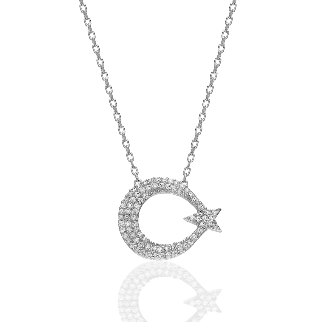 Sequential Star Necklace - 925 SILVER