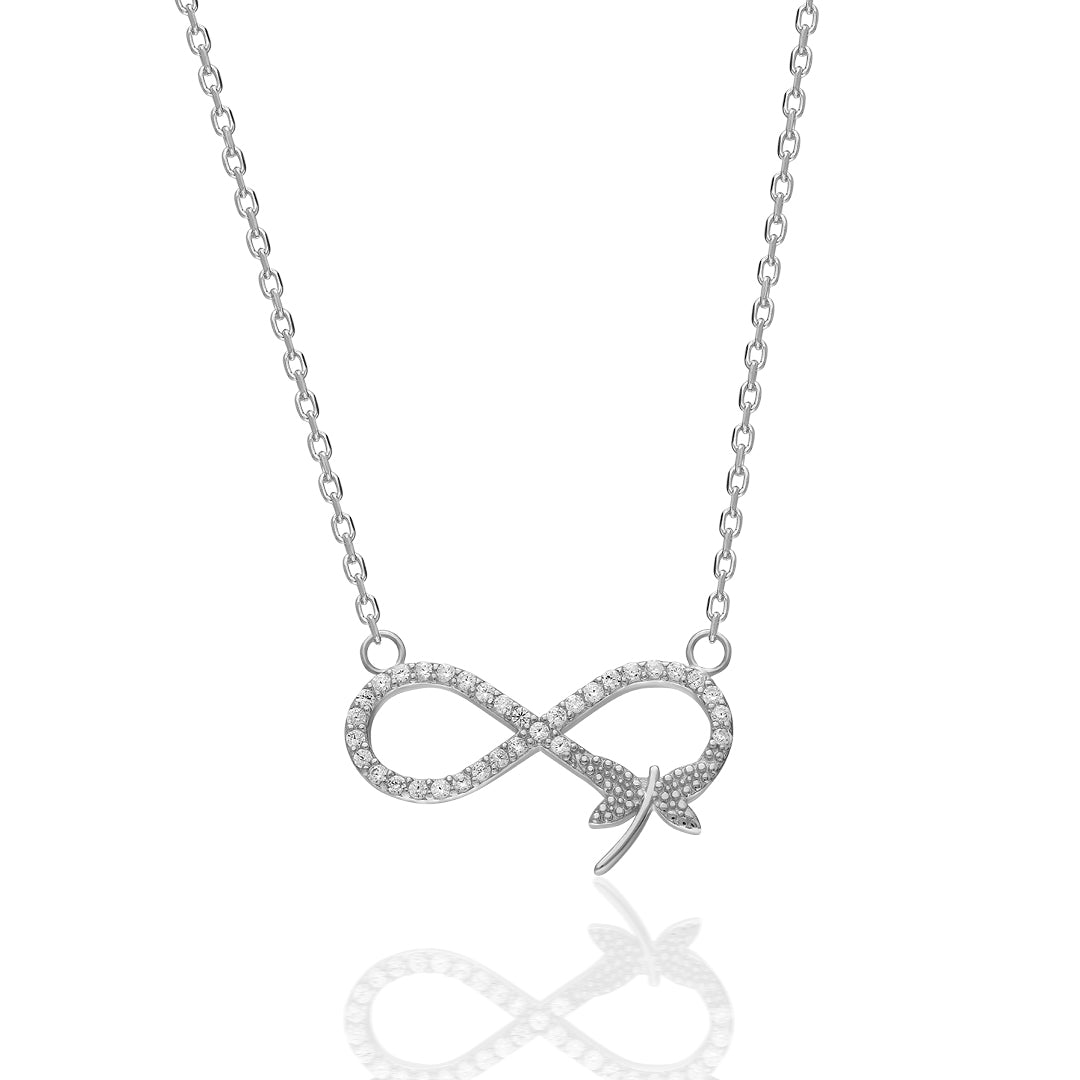 Infinite Dragonfly Necklace - 925 SILVER
