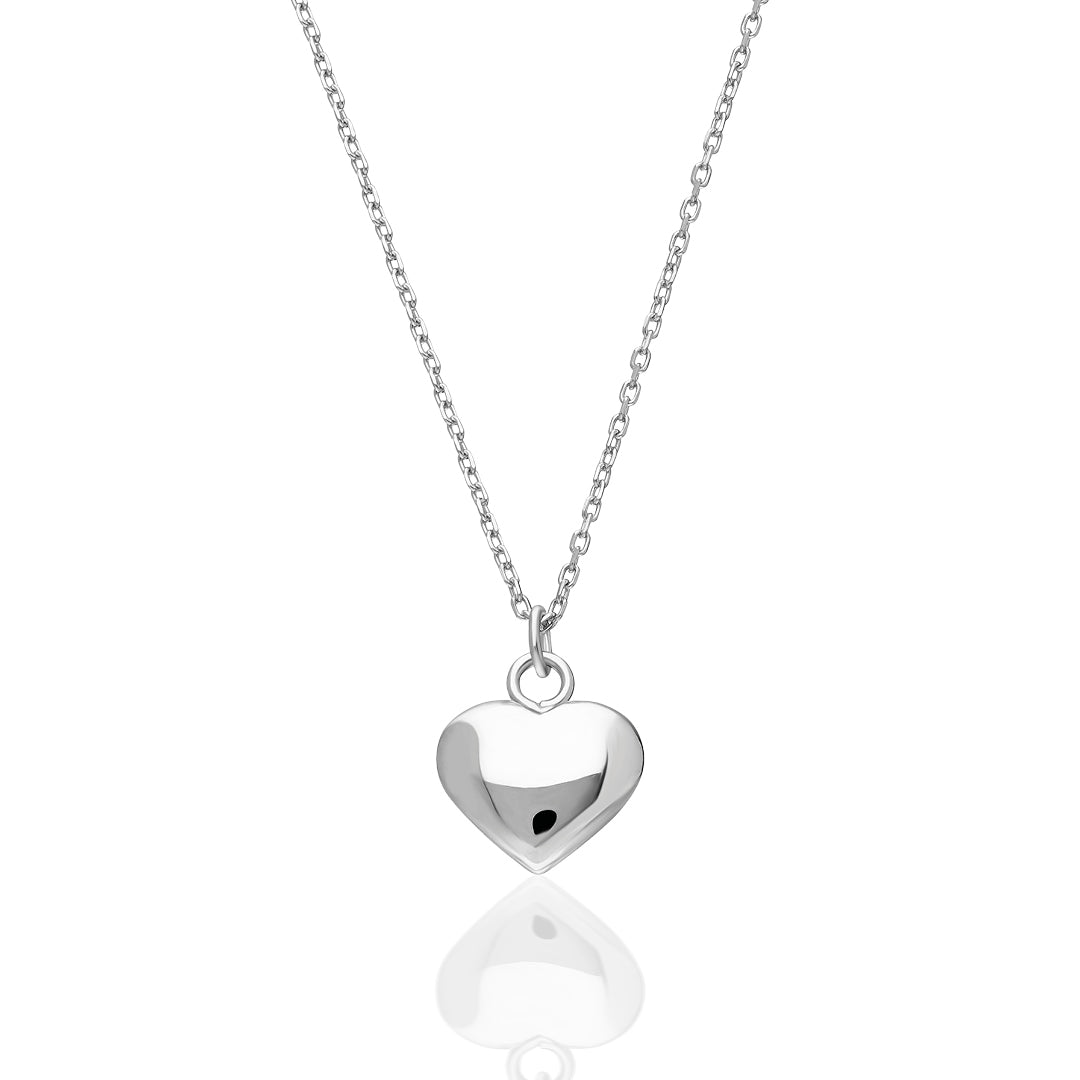 Simple Heart Necklace - 925 SILVER
