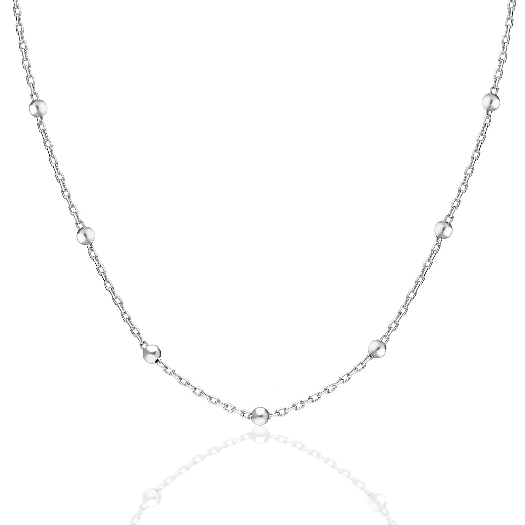 KUGEL HALSKETTE 2 | 925 SILBER