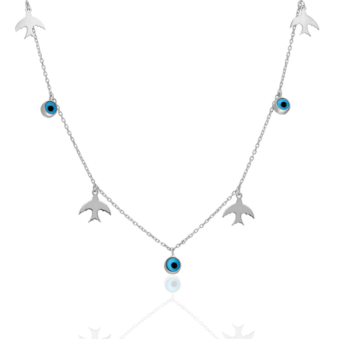 Swallow Necklace - 925 SILVER