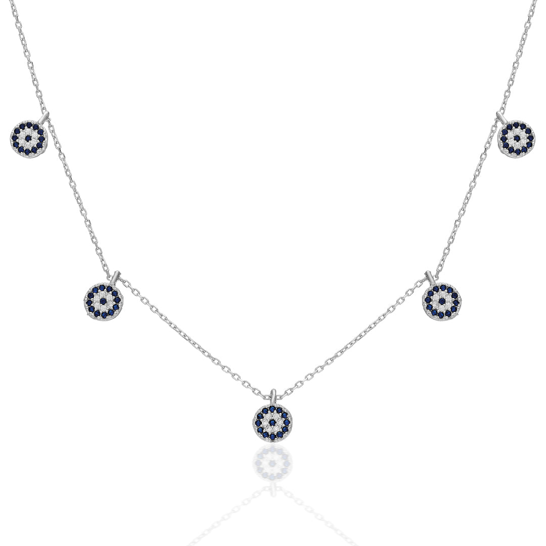 Evil Eye Necklace - 925 Silver