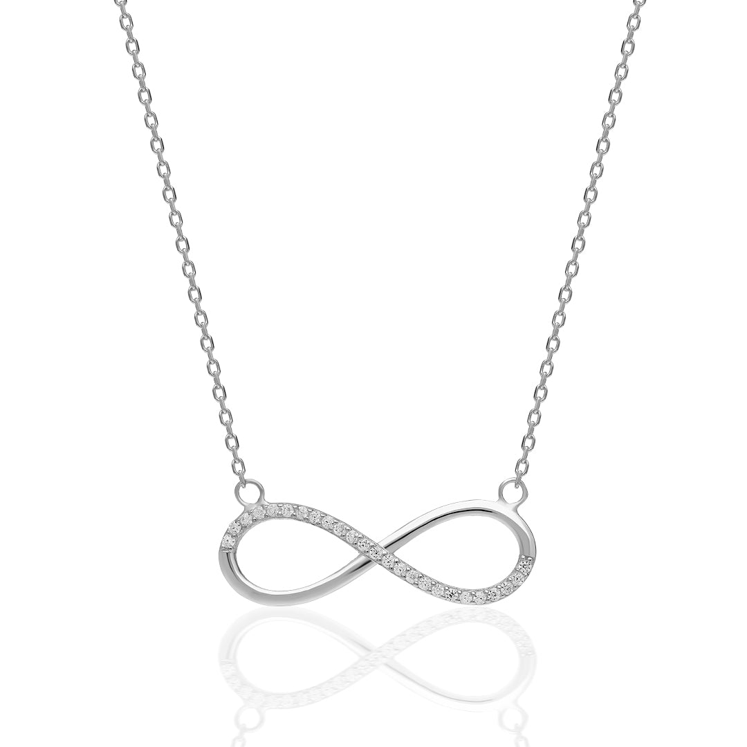 Infinity Design Necklace - 925 SILVER