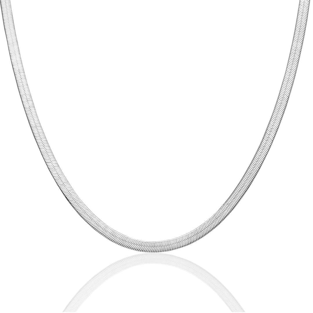 Snake Chain Necklace - 925 Silver