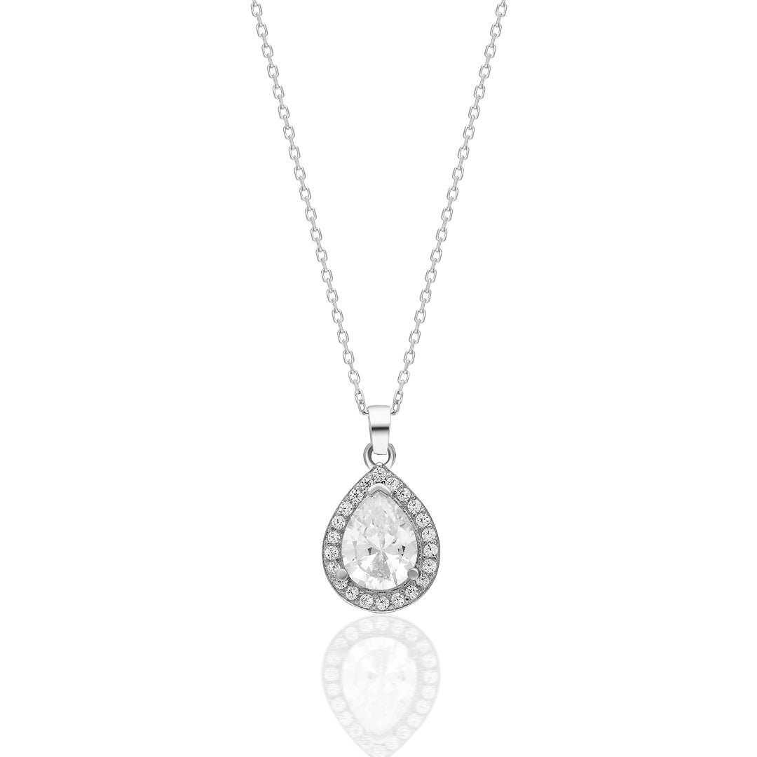 Water Drop Necklace - 925 Silver