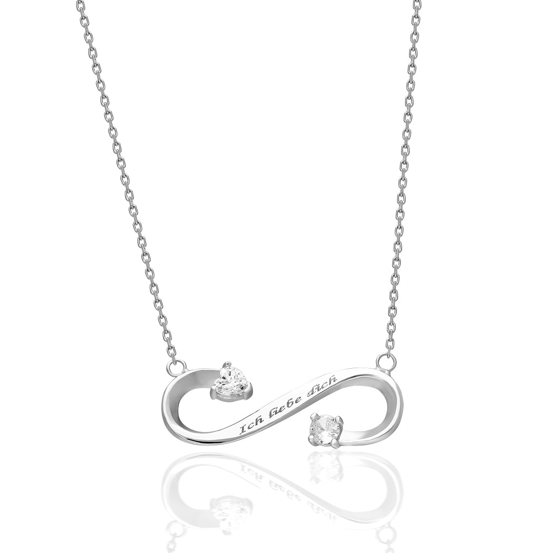 Infinity Chain Necklace - 925 Silver