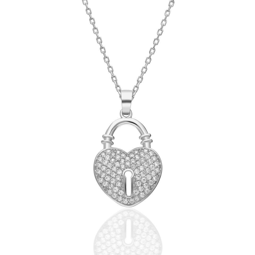 Key to My Heart Necklace - 925 SILVER