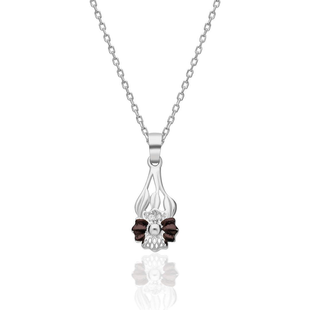 Flame Necklace - 925 SILVER