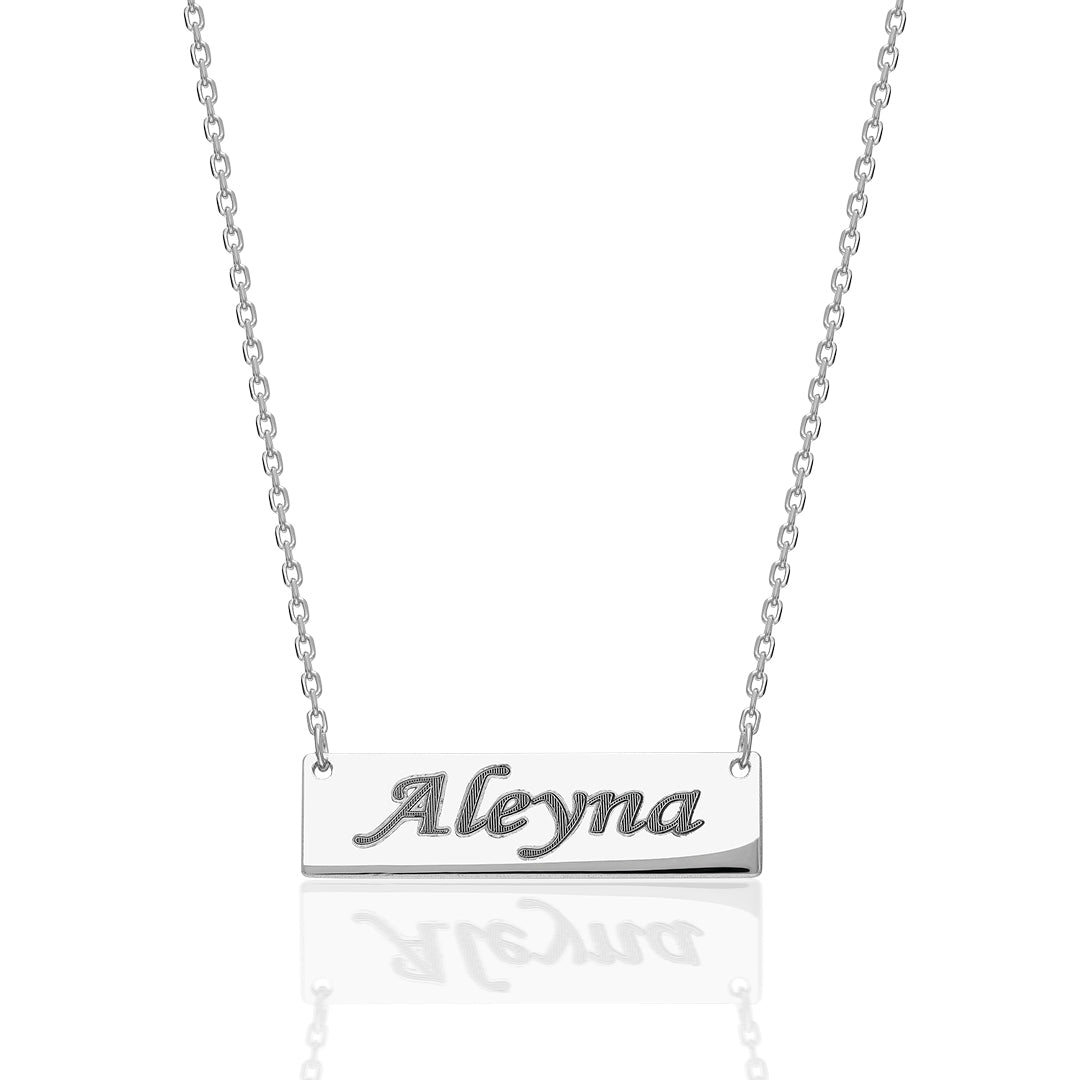 Bridge Plate Necklace - 925 SILVER