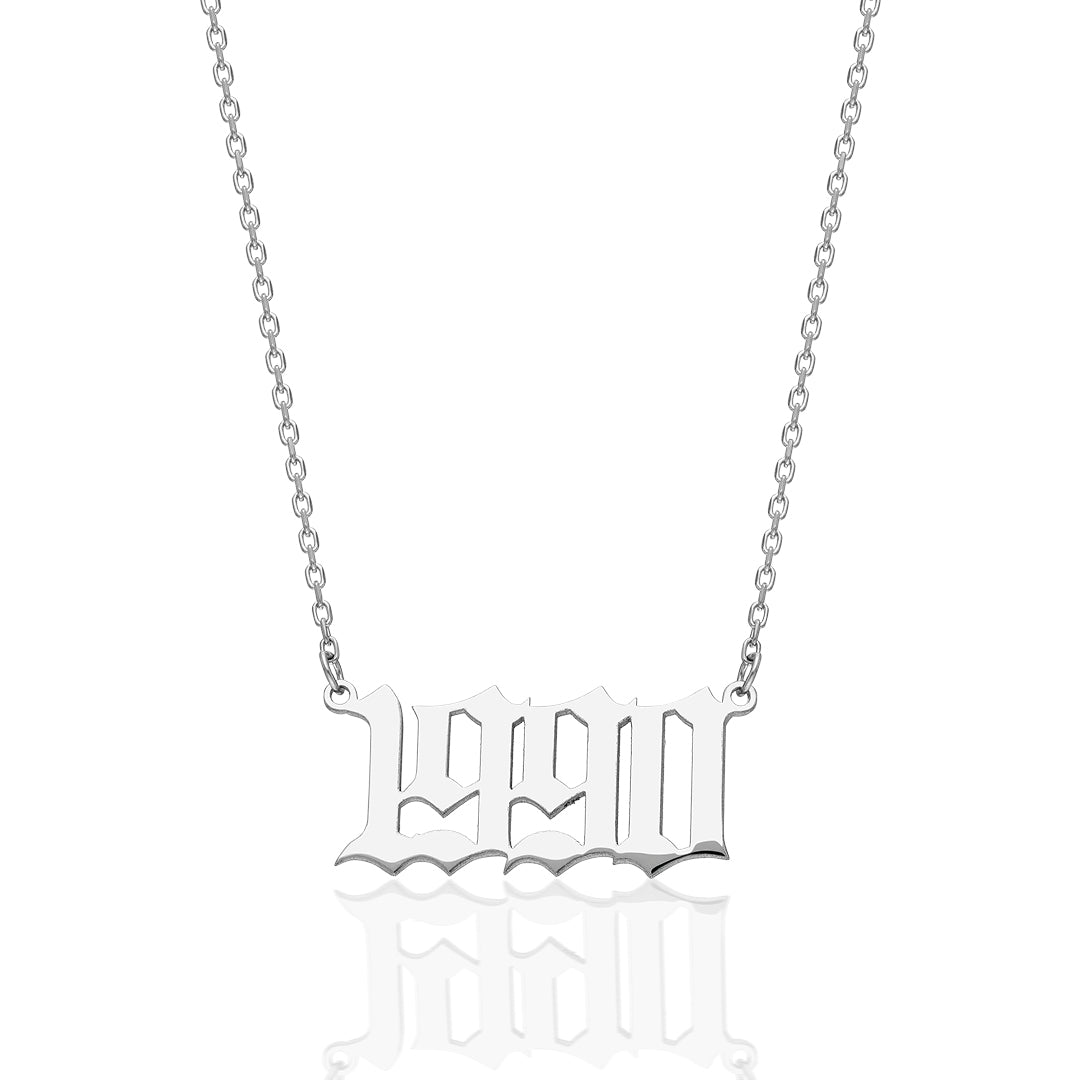 Year Necklace - 925 SILVER