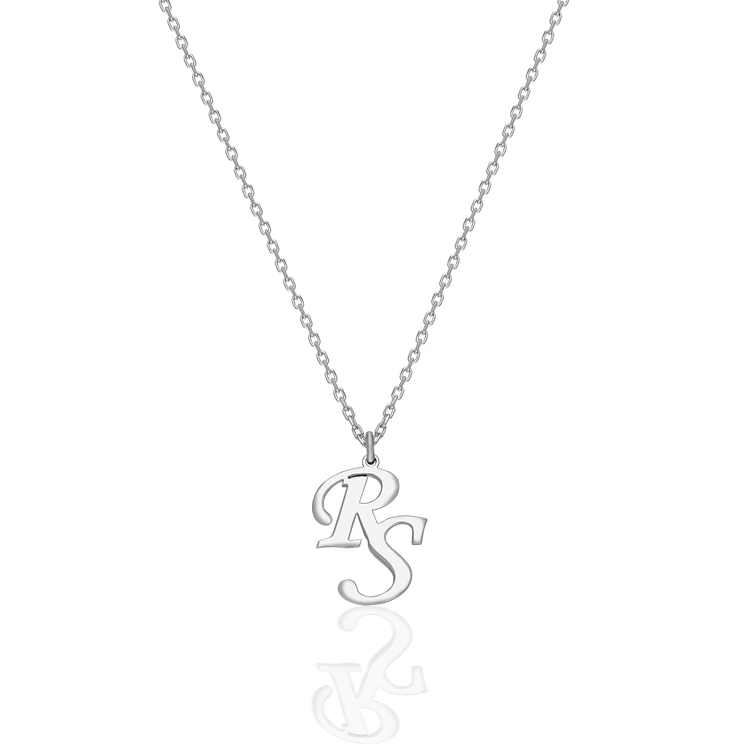 Cross Letter Necklace - 925 SILVER