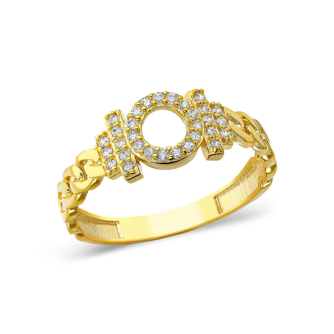 MODERN STEIN RING | 925 SILBER