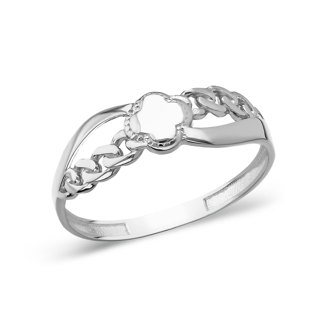 Chain Clover Model Ring - 925 SILVER