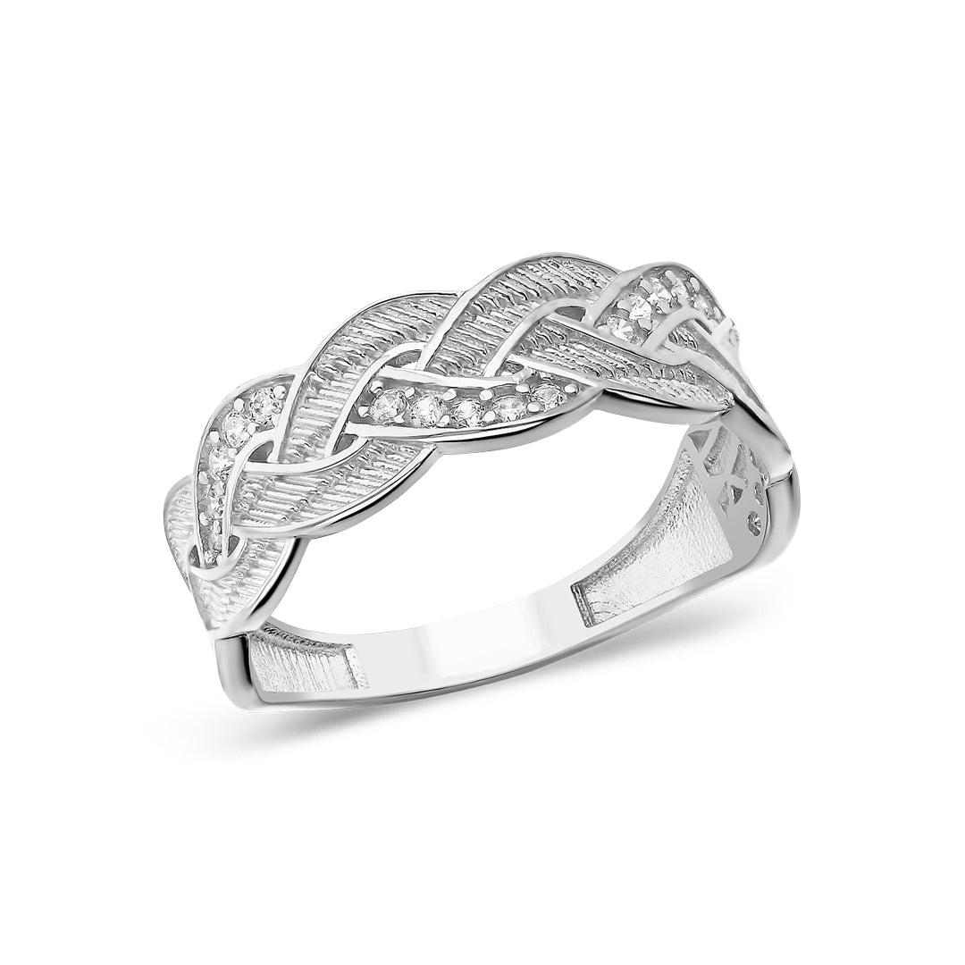 STRICK RING | 925 SILBER