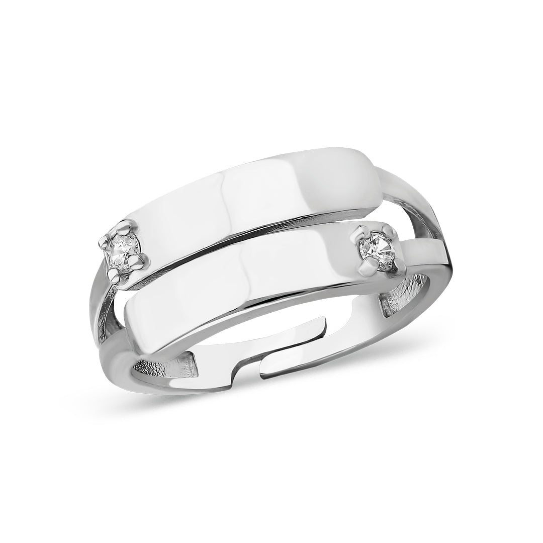 Solitaire Ring - 925 SILVER