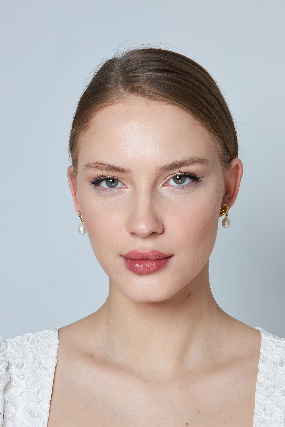 Pearl Drop Earrings - 925 Silver