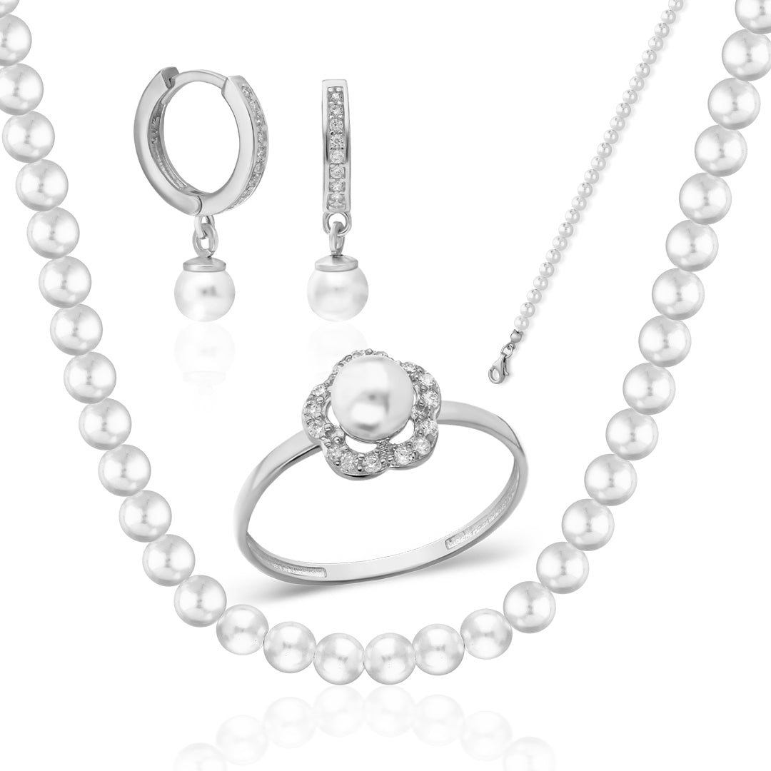 PERLEN SET | 925 SILBER