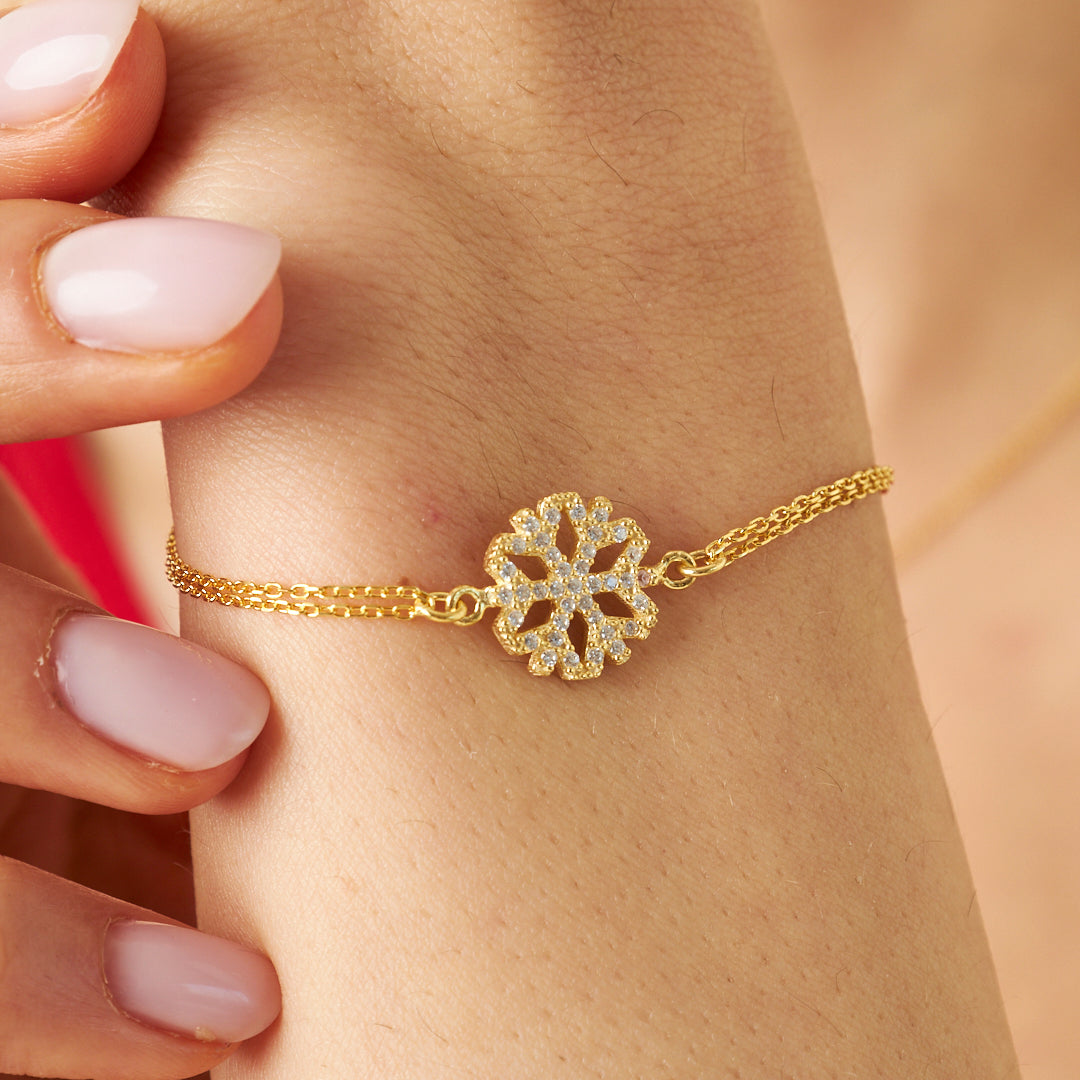 SCHNEEFLOCKEN SET | 925 SILBER