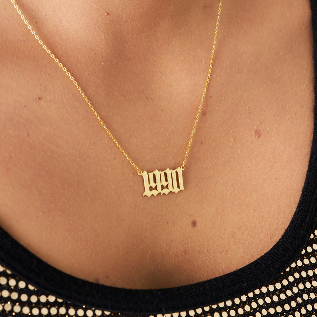 Year Necklace - 925 SILVER