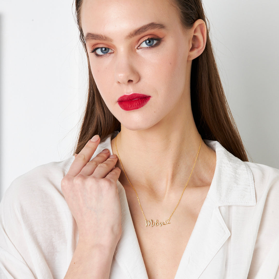 Personalized Heart Necklace - 925 Silver