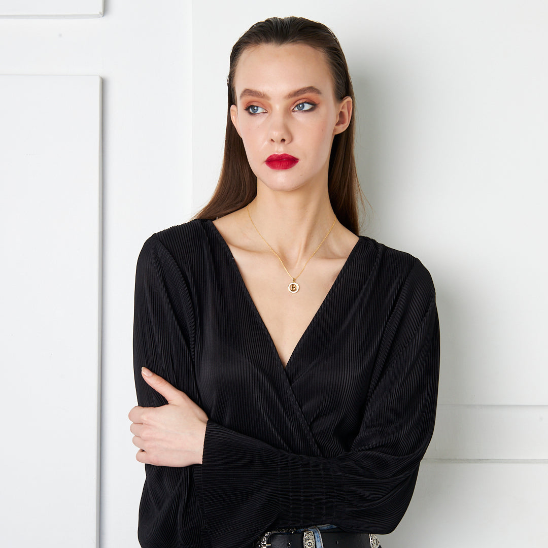 New Fashion Small Letter Necklace - 925 SILVER